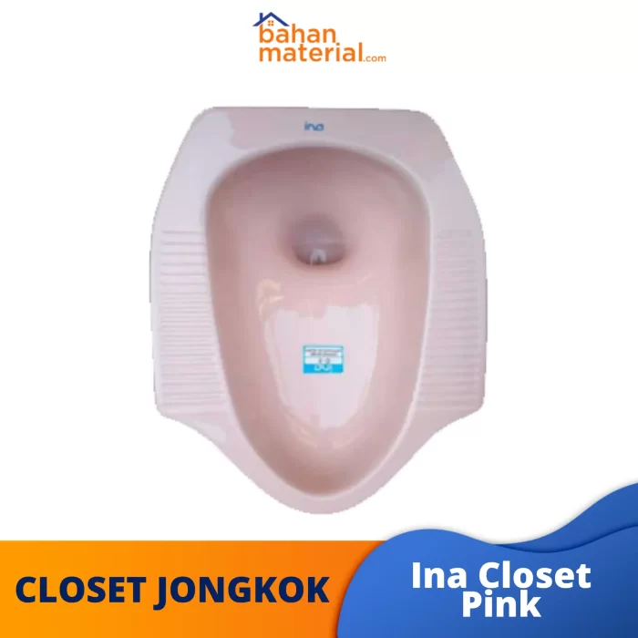 Produk Bahan Material closet jongkok pink